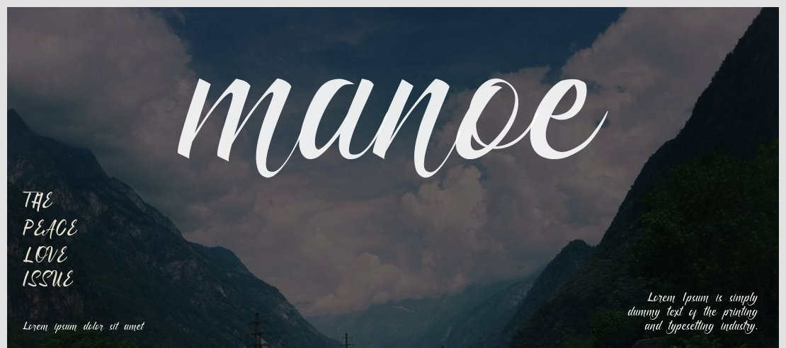 manoe Font