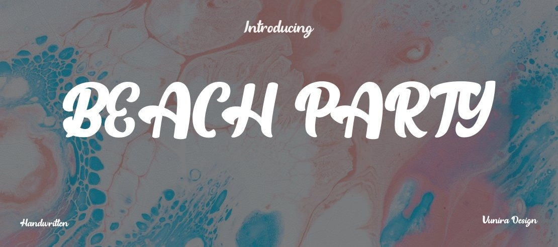 BEACH PARTY Font