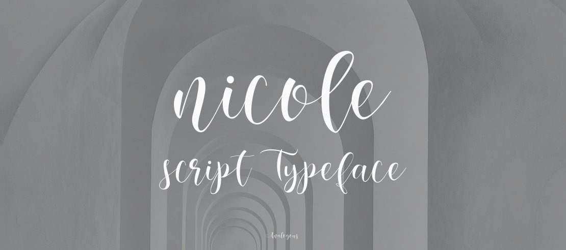 nicole script Font