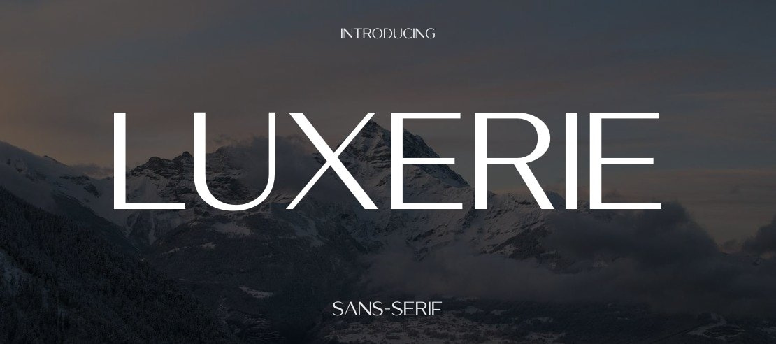 Luxerie Font Family