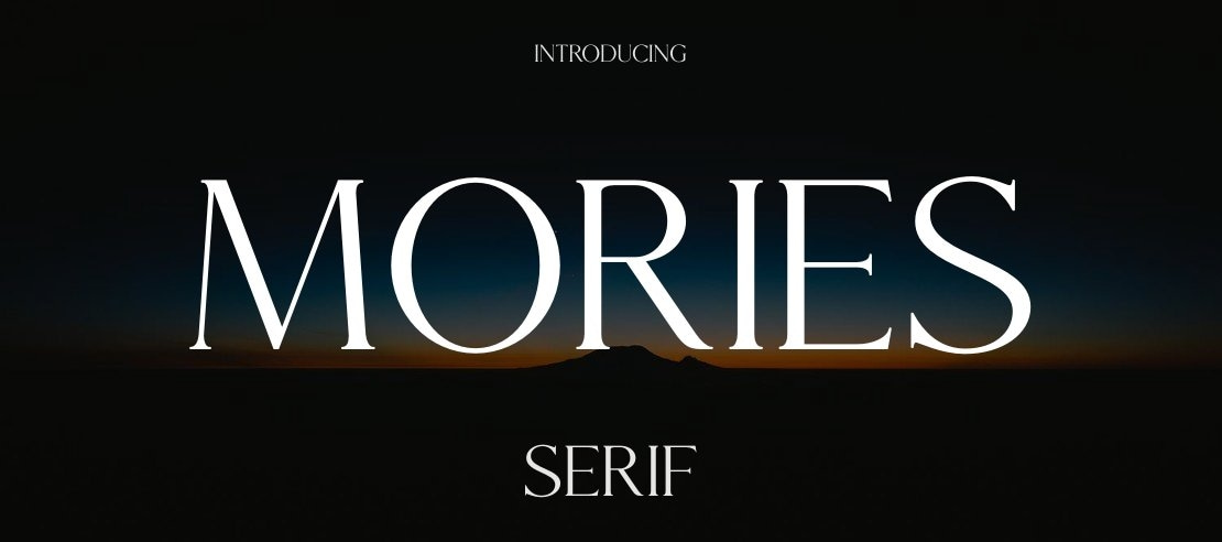 Mories Font Family