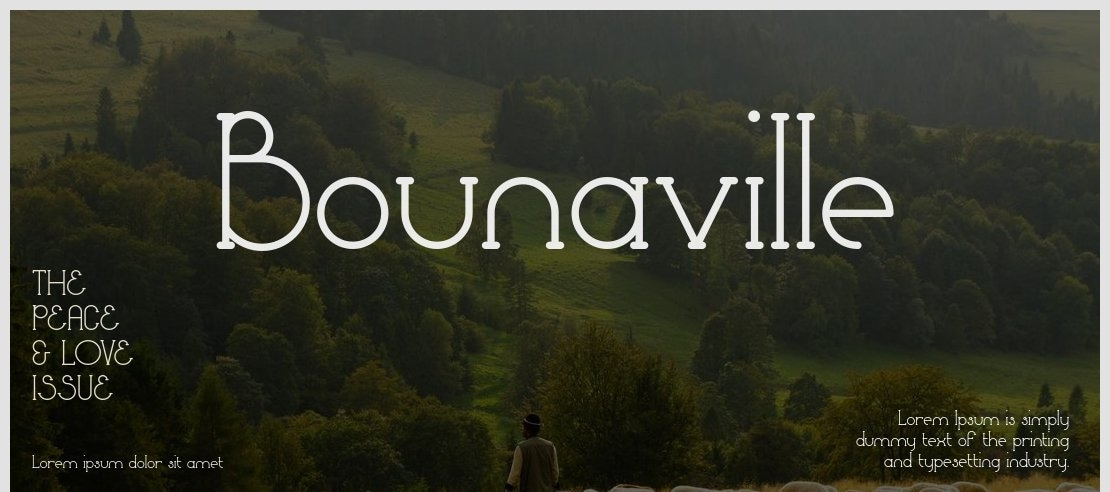 Bounaville Font