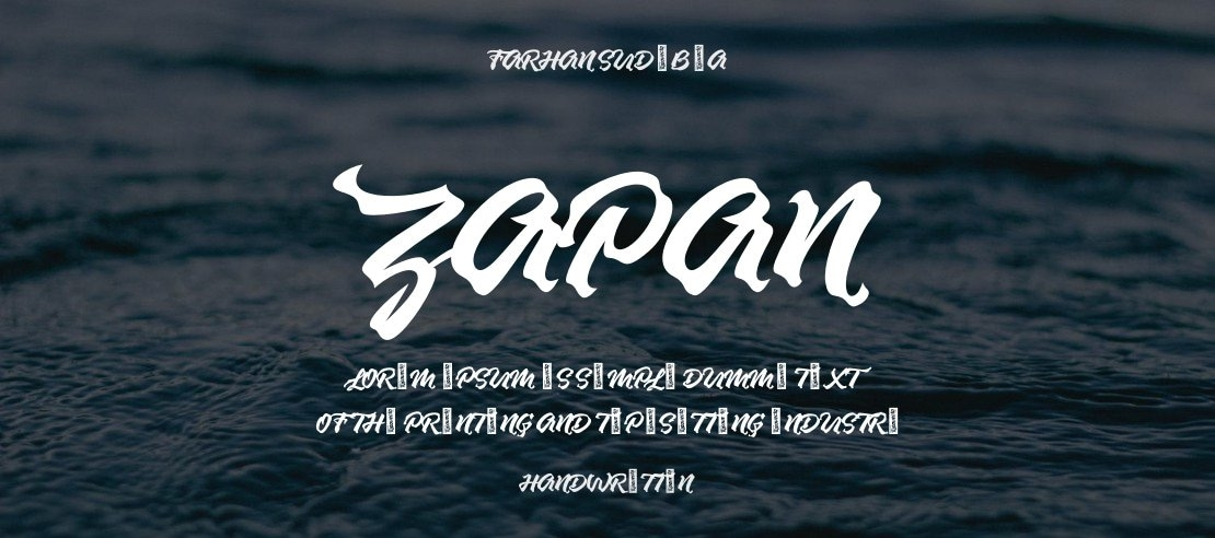 Zapan Font