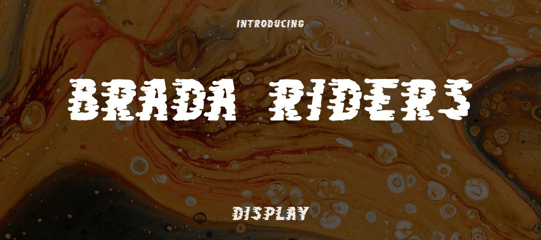 Brada Riders Font