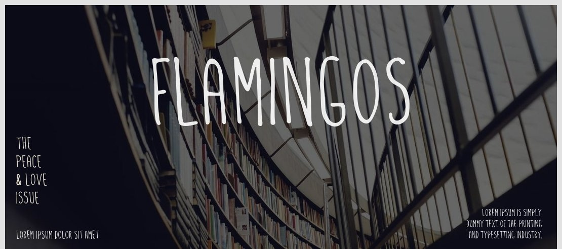 Flamingos Font