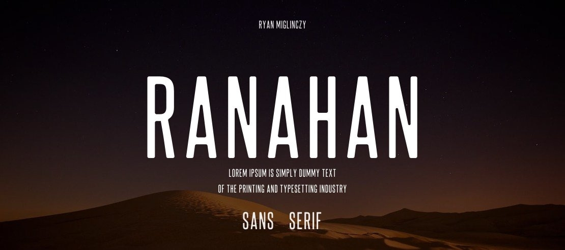Ranahan Font