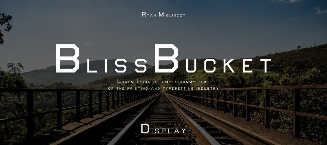 BlissBucket Font