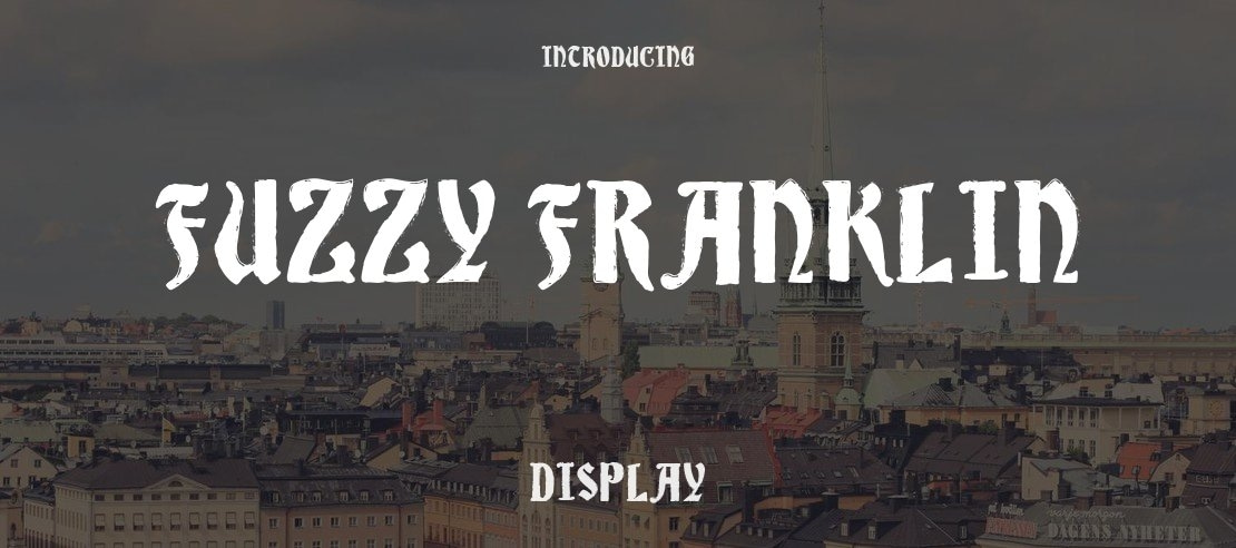 Fuzzy Franklin Font