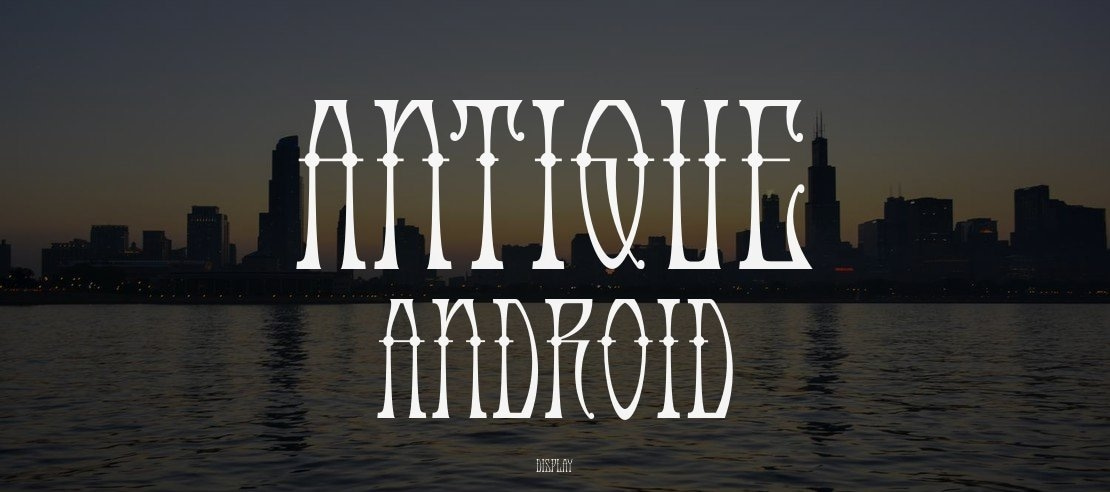 Antique Android Font