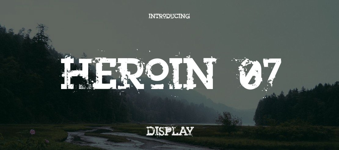 Heroin 07 Font