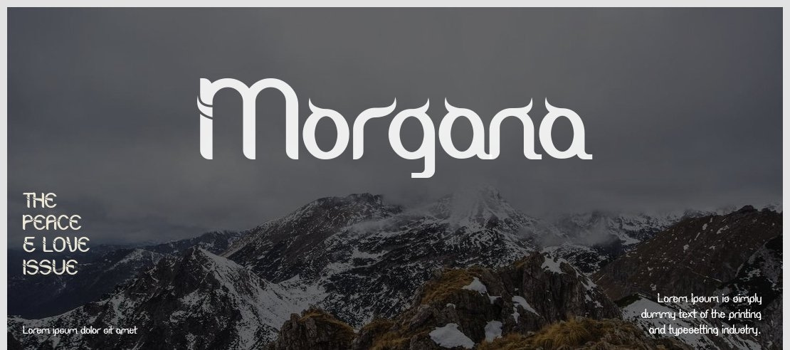 Morgana Font Family