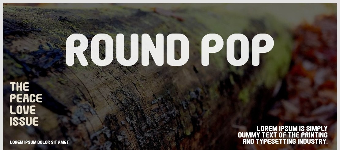 Round Pop Font