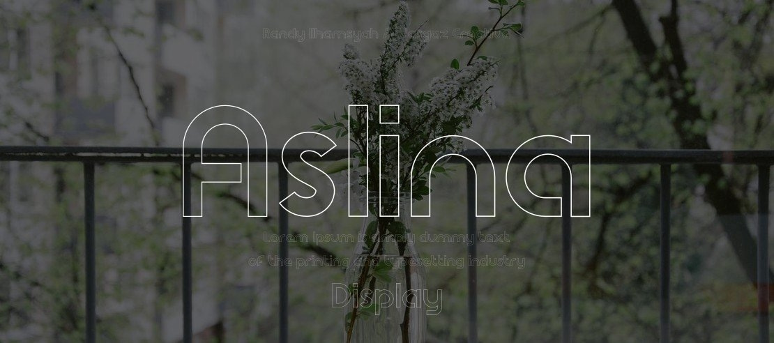 Aslina Font Family