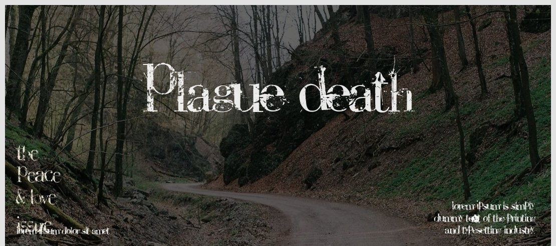 Plague Death Font