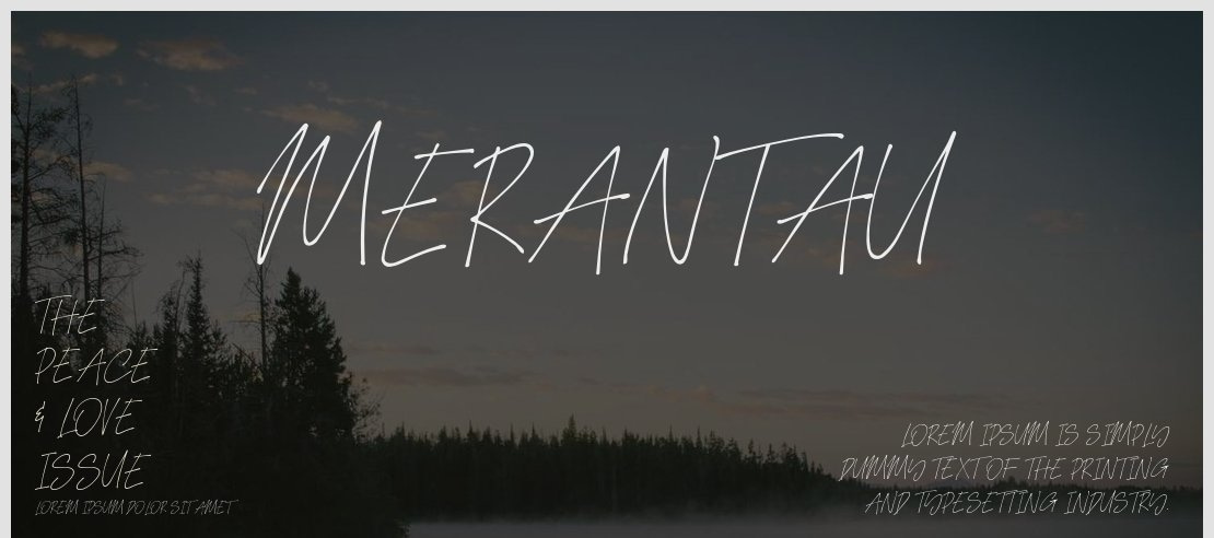 Merantau Font