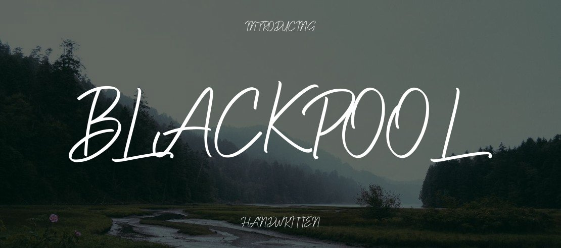 Blackpool Font