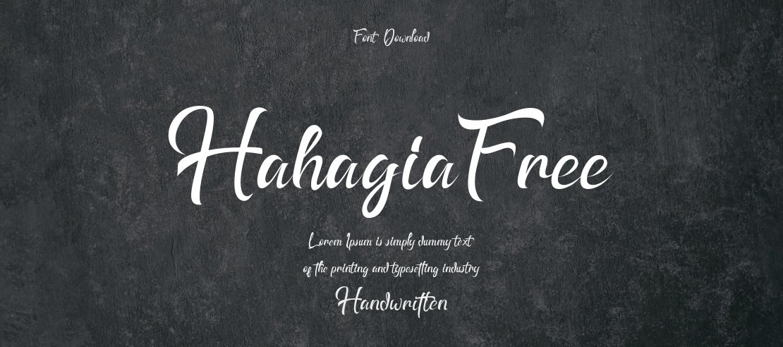 HahagiaFree Font