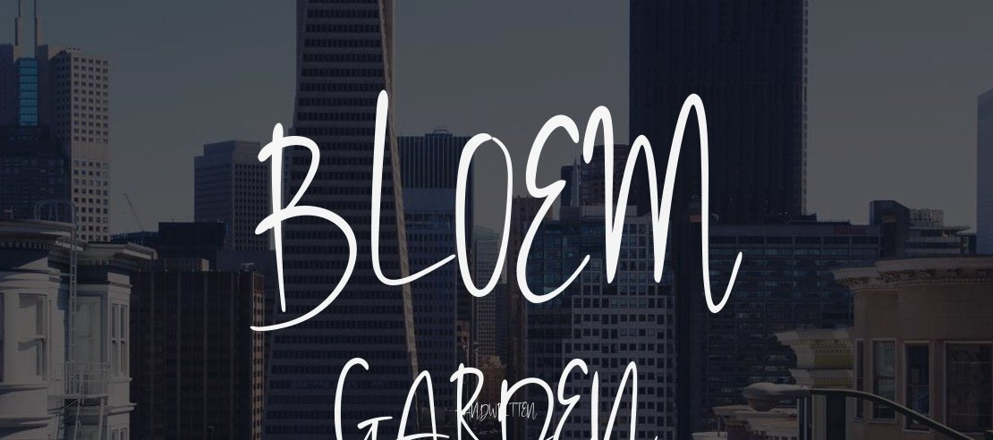 Bloem Garden Font