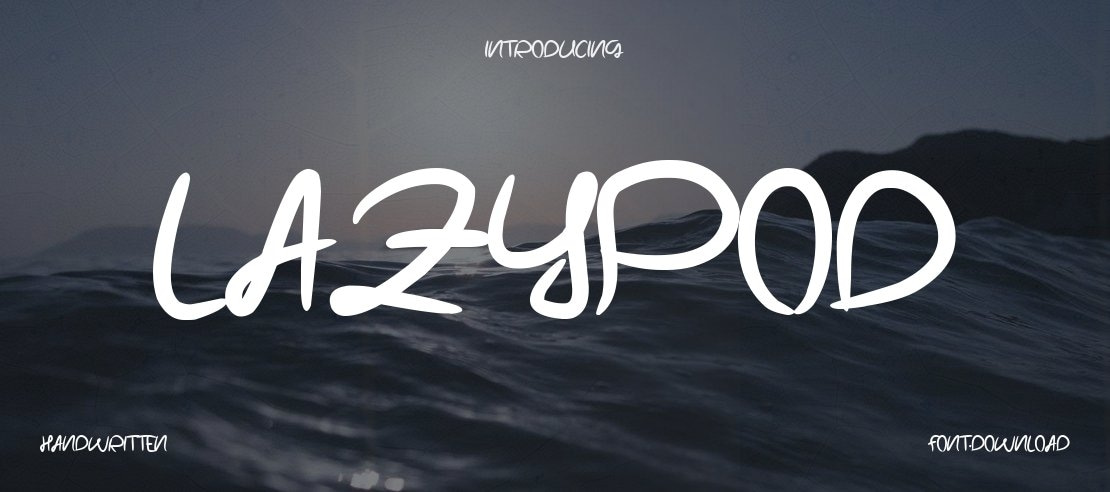 Lazypod Font