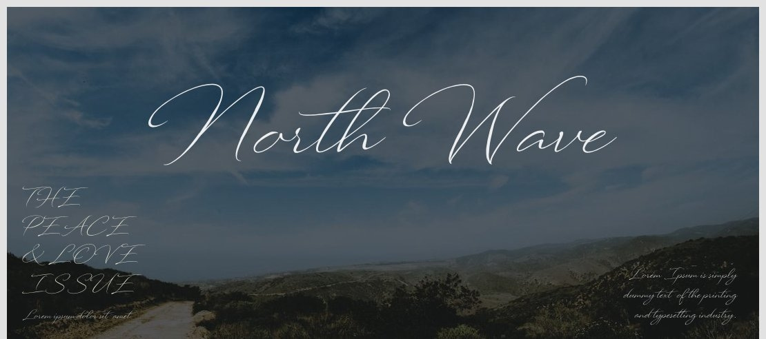 North Wave Font