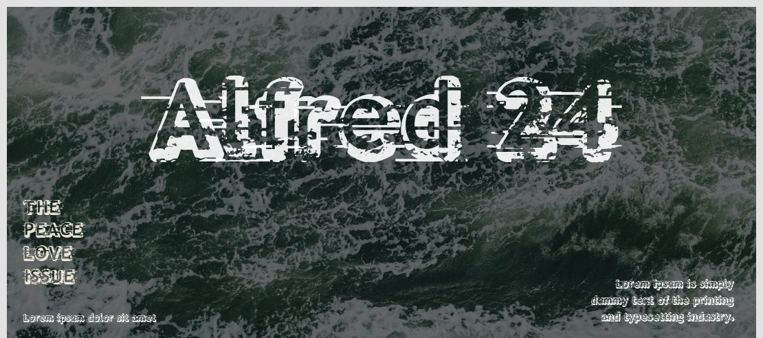 Alfred 24 Font