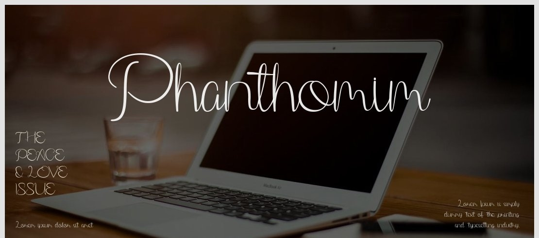 Phanthomim Font