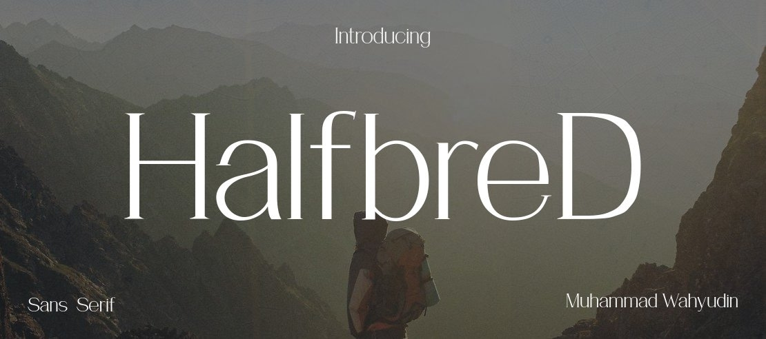 HalfbreD Font