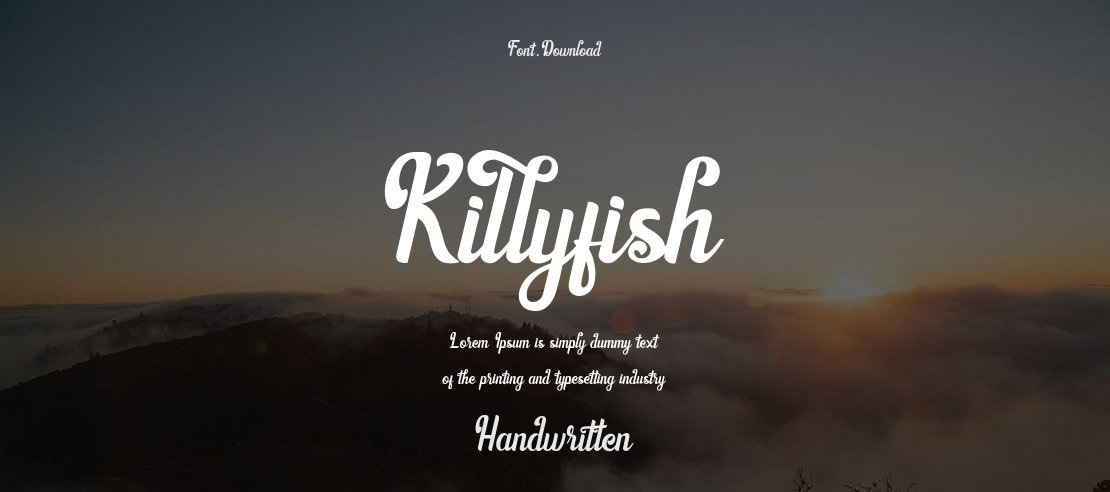 Killyfish Font