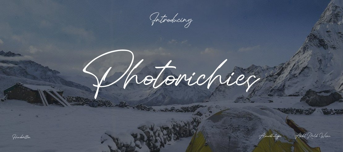 Photorichies Font