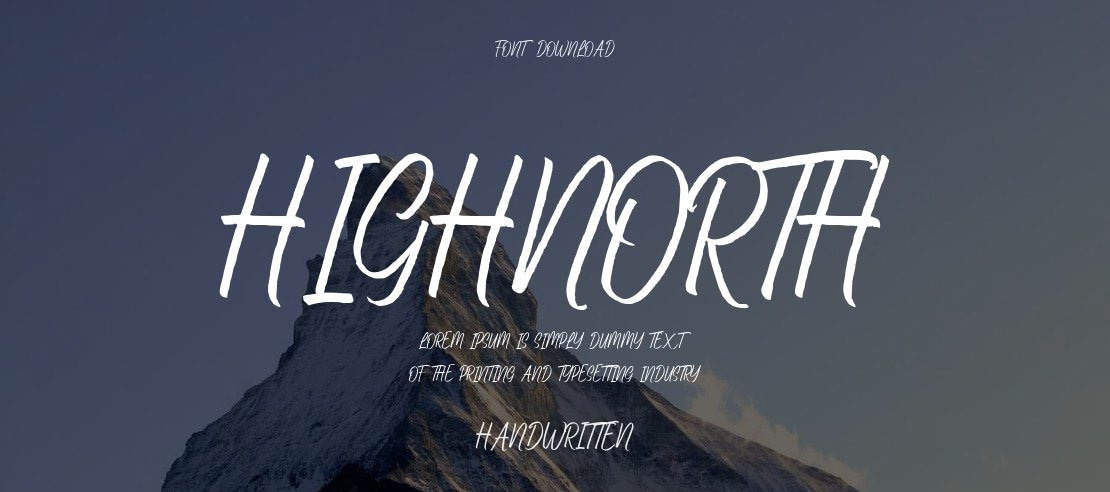 Highnorth Font