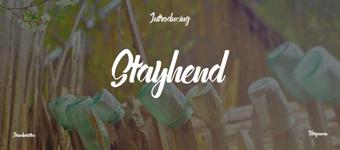 Stayhend Font