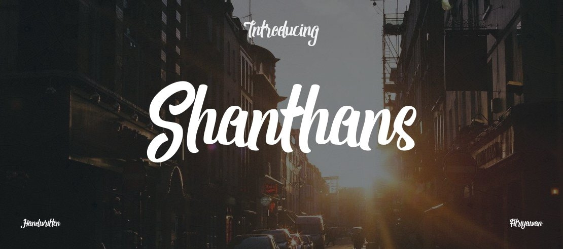 Shanthans Font