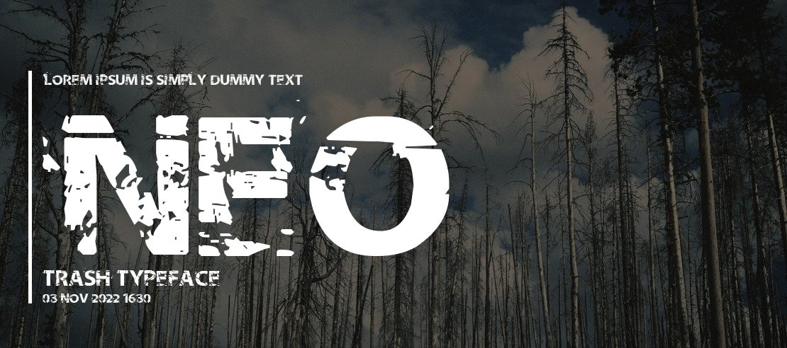 Neo Trash Font