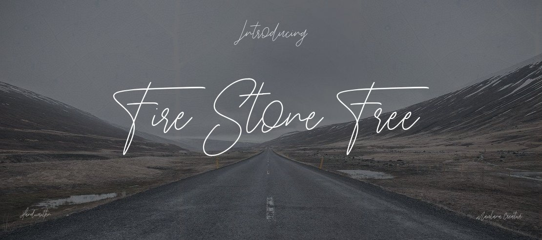 Fire Stone Free Font