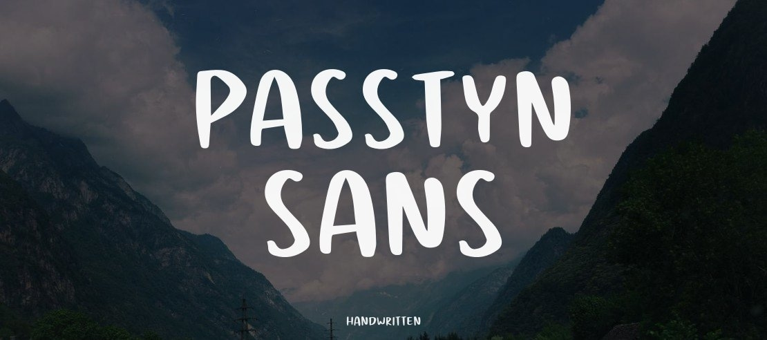 Passtyn Sans Font Family