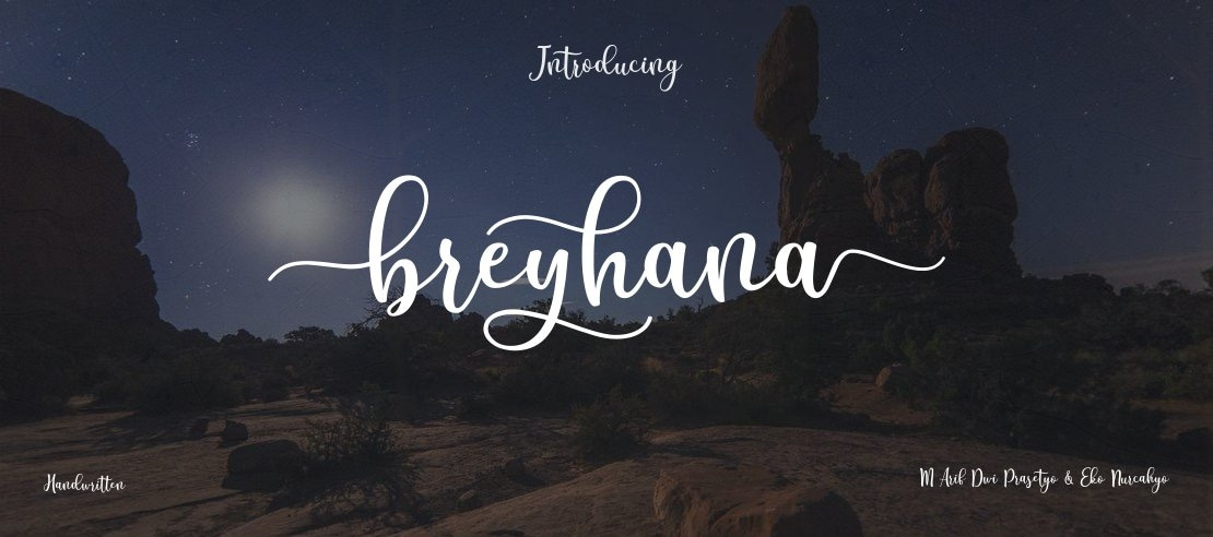 Breyhana Font