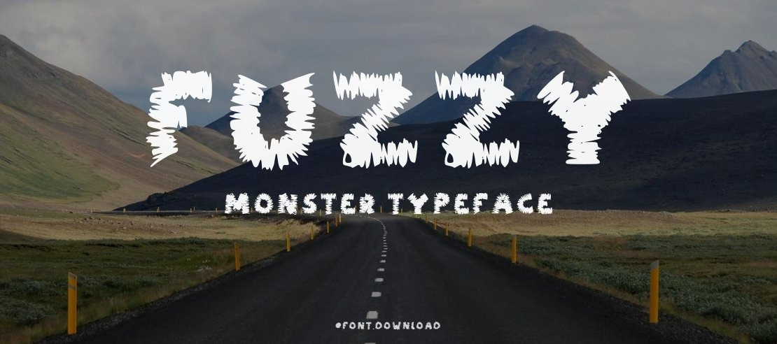 Fuzzy Monster Font