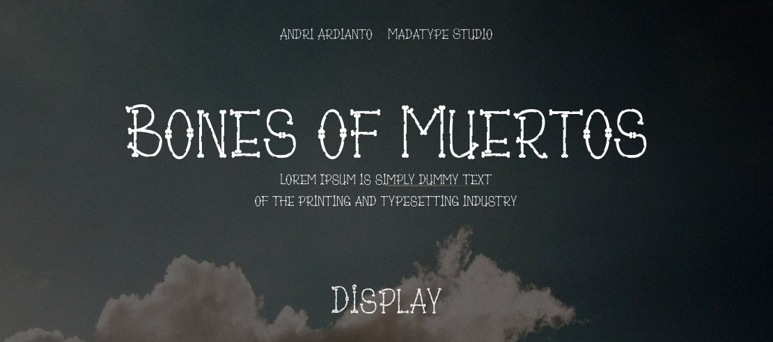 Bones of Muertos Font