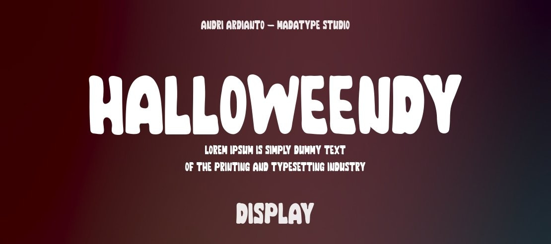 Halloweendy Font