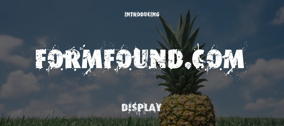 Formfound.com Font