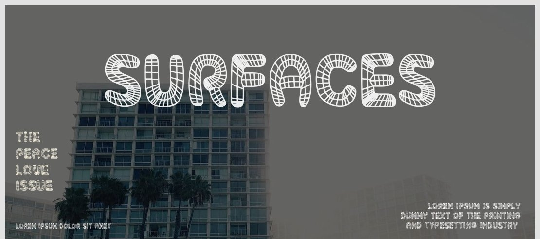 Surfaces Font Family