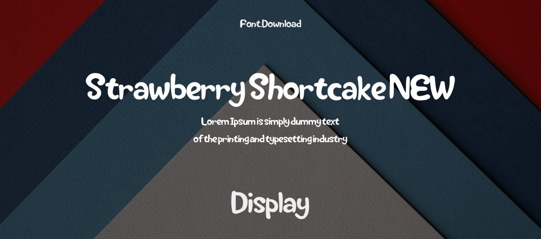 Strawberry Shortcake NEW Font