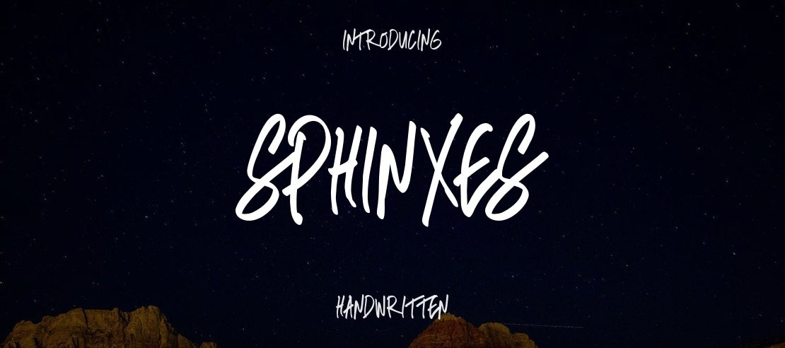 Sphinxes Font