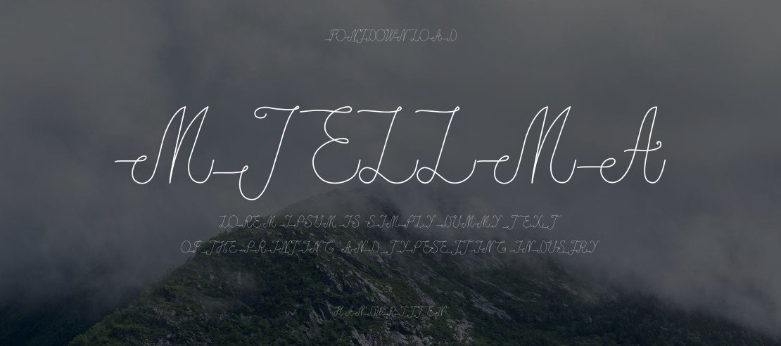 Mjellma Font