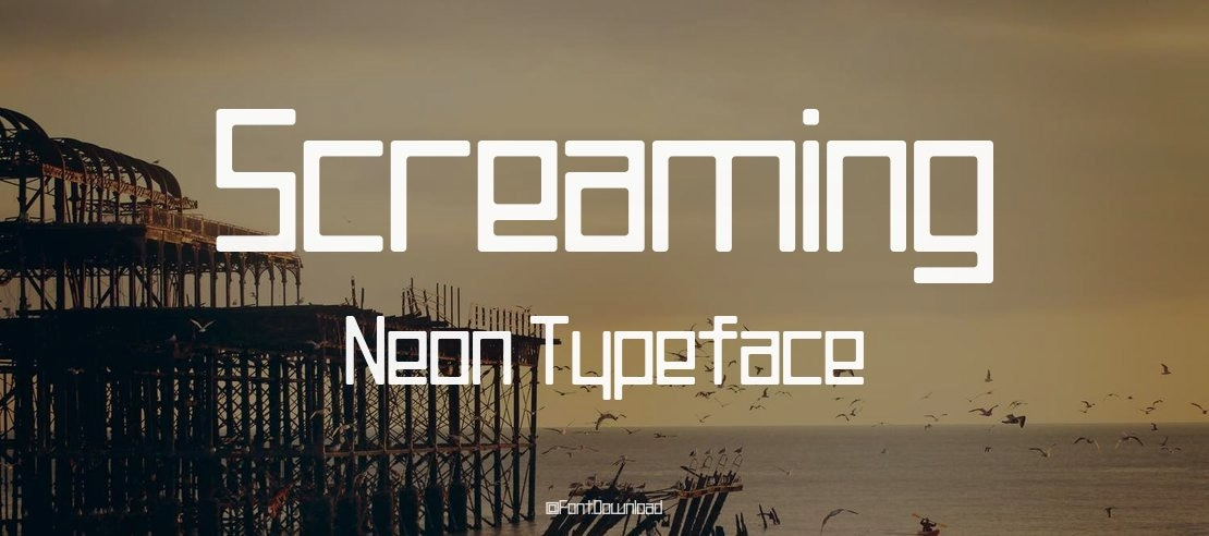 Screaming Neon Font