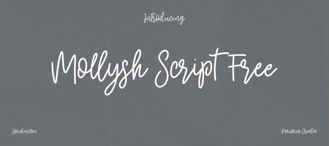 Mollysh Script Free Font
