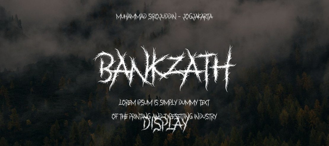 BANKZATH Font