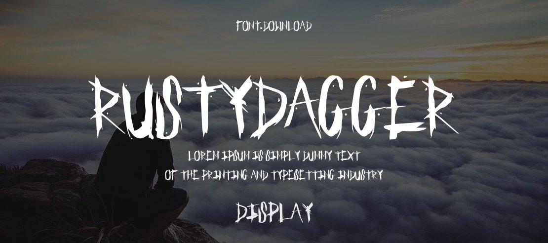 RustyDagger Font