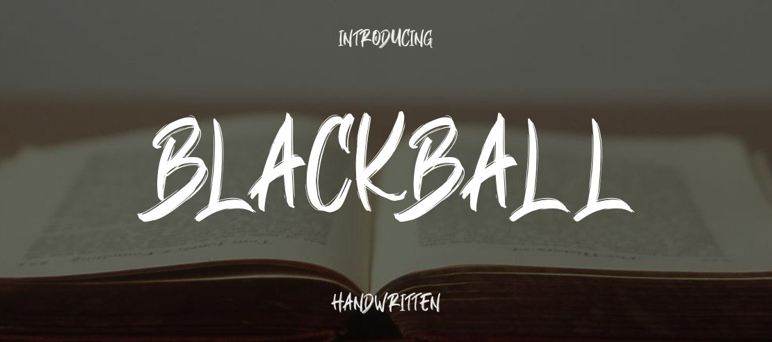 BLACKBALL Font