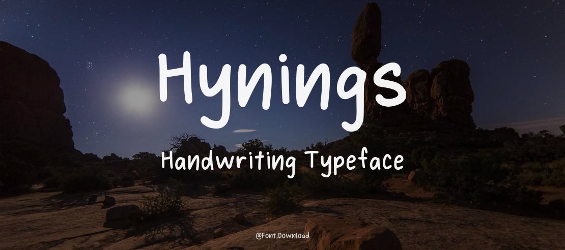 Hynings Handwriting Font